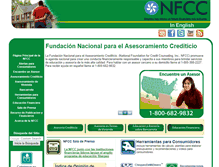 Tablet Screenshot of espanol.nfcc.org
